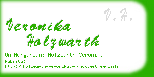 veronika holzwarth business card